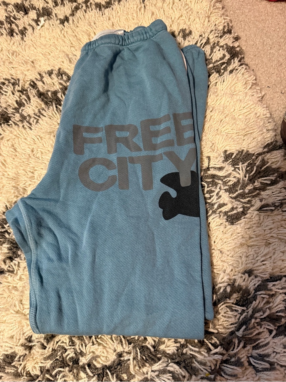 FREECITY Superfluff Luxe OG Sweatpants in sold out nightcloud color. Size S